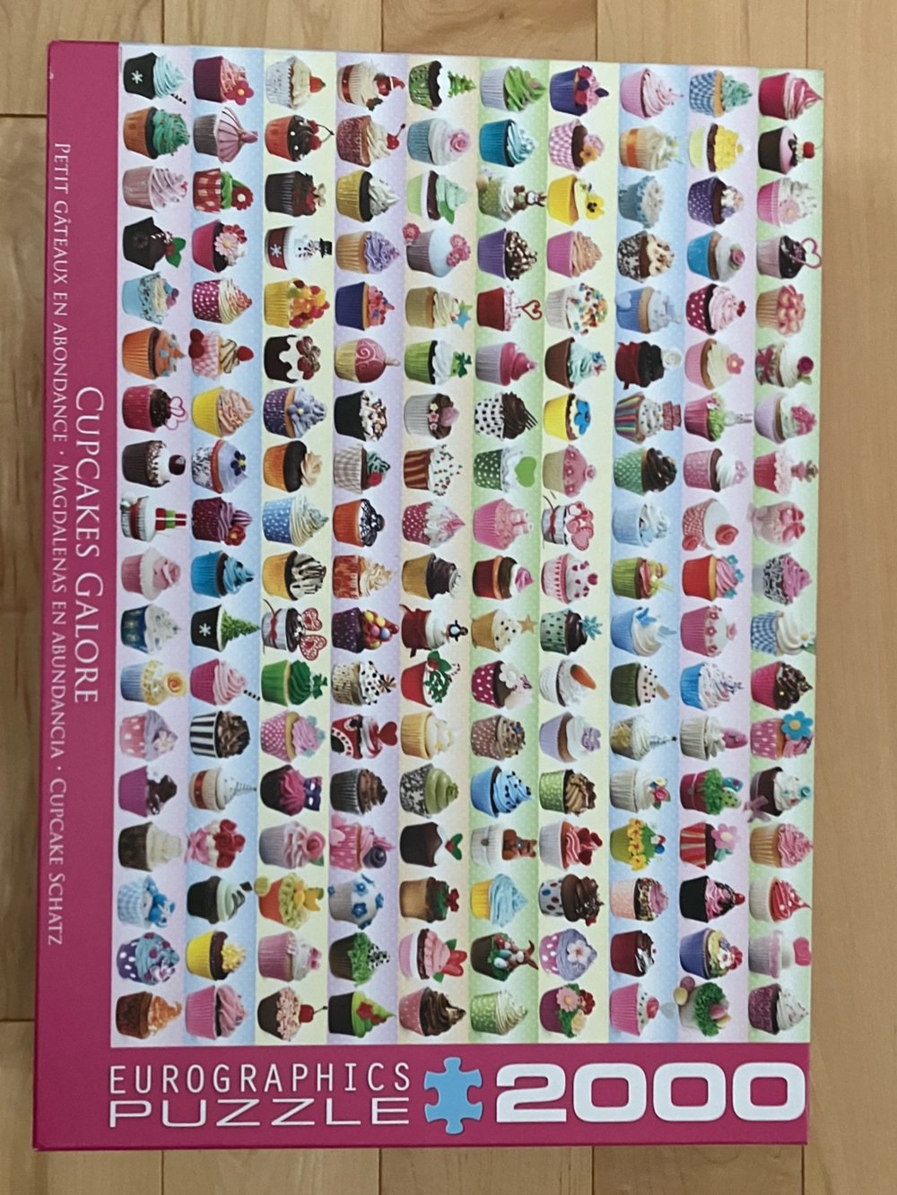 🧩 Eurographics 2000 Piece Cupcake Puzzle Bright & Colourful